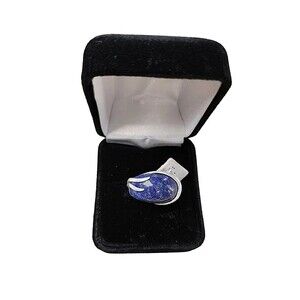 Lapis Lazuli and Sterling Silver Setting Ring - New. Size 7
